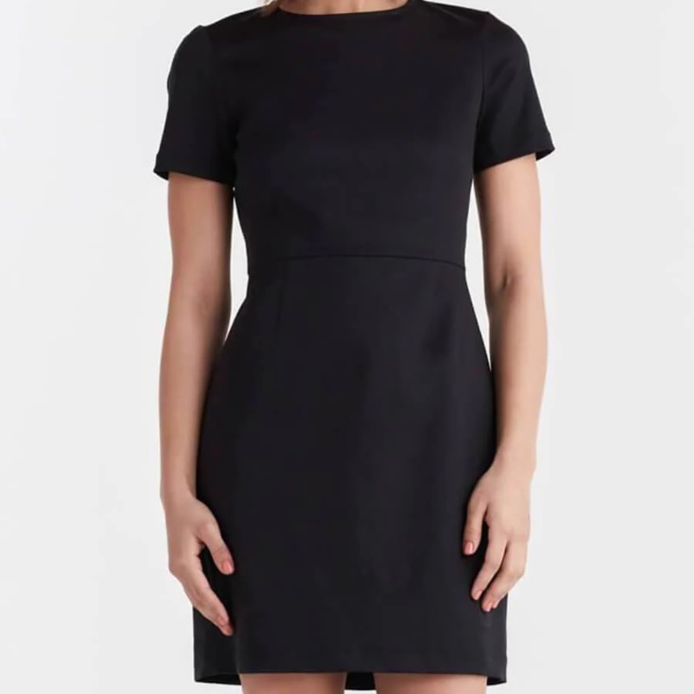 NWT Vetta Sheath Dress Washed Black Capsule Collection LBD size Medium